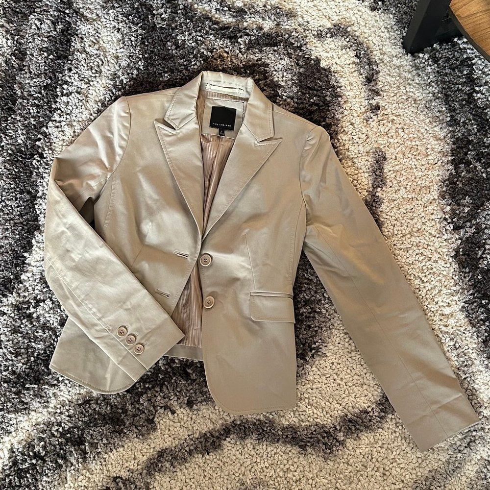 The Limited Tan Blazer Size 2